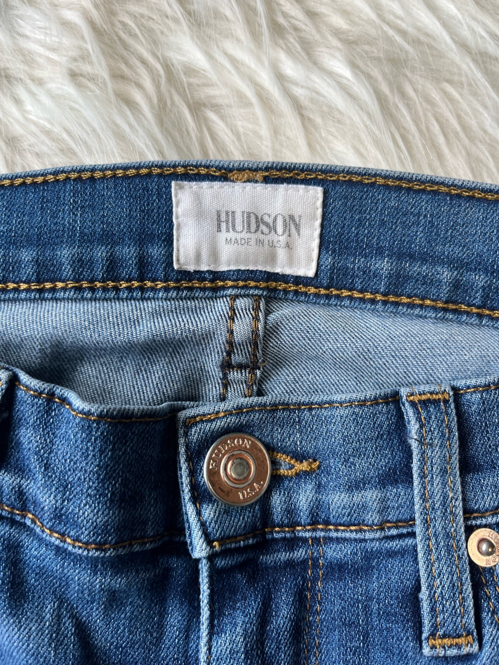 Hudson Nico Jeans Women's 26x30 Mid Rise Super Skinny Medium Wash - Picture 4 of 6
